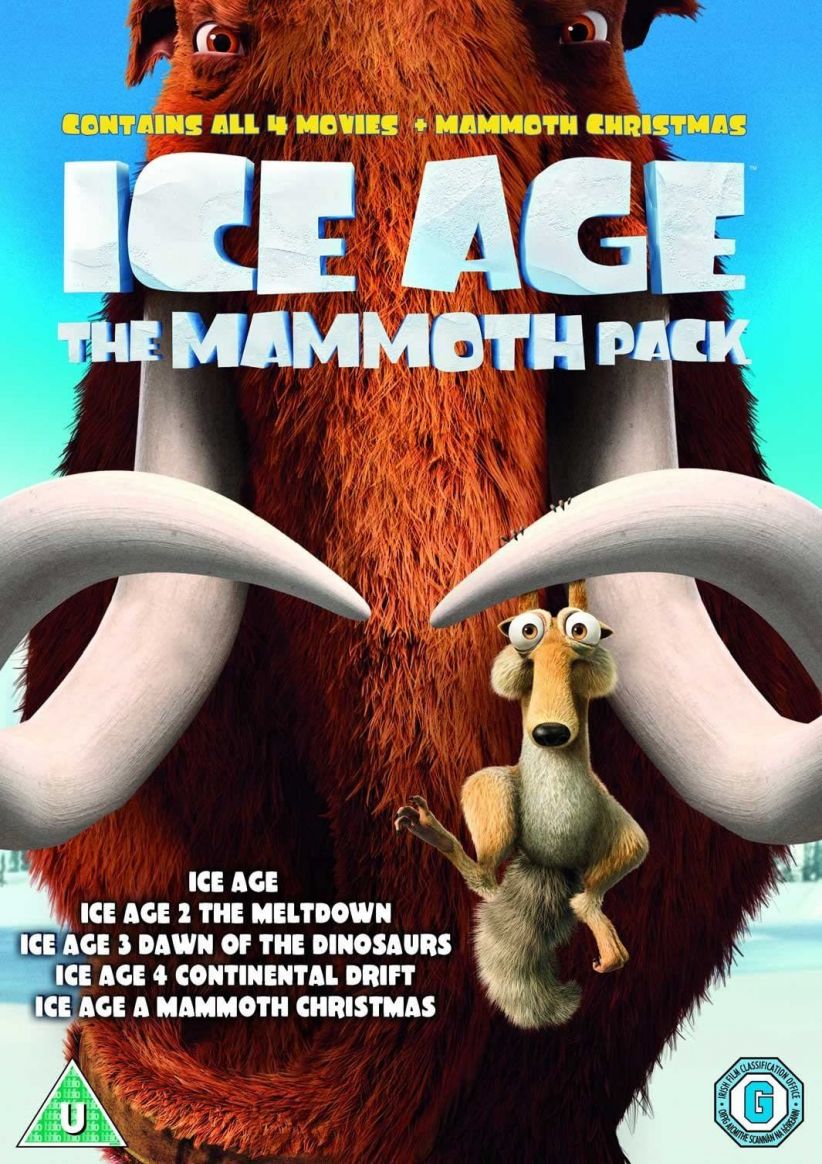 Ice Age 1-4 plus Mammoth Christmas: The Mammoth Collection on DVD